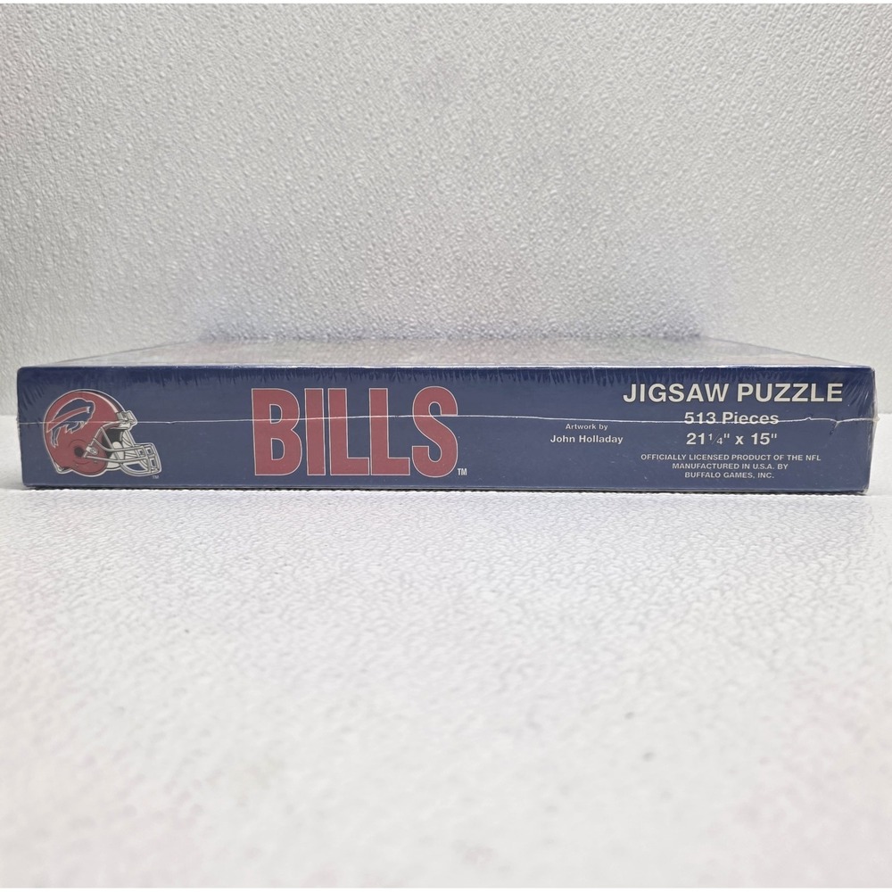 NFL Buffalo Bills Fandemonium Jigsaw Puzzle Vintage 1994 John Holladay - Picture 15 of 16